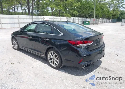 2018 Hyundai Sonata Sport 2.0T из США, поврежденный, VIN 5NPE34AB4JH671132